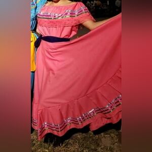 Vibrant Pink Maxi Dress